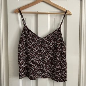 Madewell Floral Crop Tank